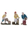 Set 6 statuine in resina serie 10 cm resina, statuine, altezza