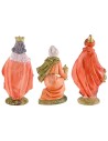 Estatuillas Tres Reyes Magos 10 cm en PVC estatua belén, serie, base