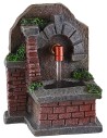 Fuente de resina funcional con muro de 9x11x11,6 cm h.