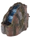 Working resin waterfall with rock effect 9x12x11.5 cm h