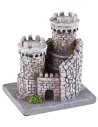 Castillo de resina de 8x6,5x9 cm de base, resina, altura