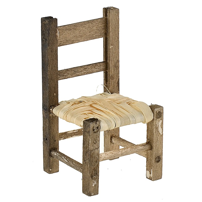 Sedia in legno cm 2,3x2,2x4,3 h