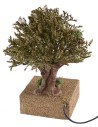 Albero cm 25 con 4 uccellini in movimento pianta, base