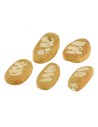 Conjunto de 5 piezas de pan mediano de 1,9-2,3 cm baguette, barra, pan