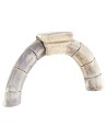 Arch with keystone for DIY nativity scene 12.5x2.3x11.5 cm