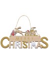 Appendino Merry Christmas cm 30x0,5x17 h