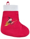 White-red stocking with Epiphany assorted models 26x37.5 cm h