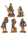 Set 5 figure 3,5 cm per presepe