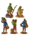 Set 5 statuine cm 3,5 per presepe altezza, presepe, materiali