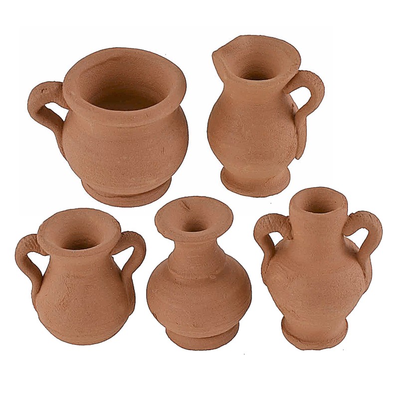Set 5 amphorae h 2-1,5 cm