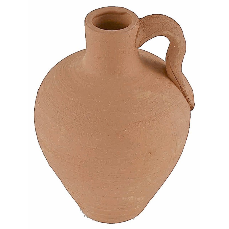 Ánfora de terracota h 7,3 cm jarra, terracota, recomendada