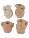 copy of Set 5 anfore in terracotta h 2,9-3,7 cm