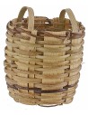 Wicker basket with handles cm ø 4.5x4.7 h nativity accessories