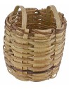 Wicker basket with handles cm ø 4.5x4.7 h nativity accessories