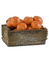 Caja de madera con naranjas cm 3,3x2,1x1,4 h altura