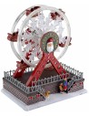 Christmas scenario with battery-operated Ferris wheel