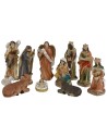 Set Natività da 11 soggetti in serie da 20 cm in resina Mondo