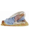 Nativity with reclining Madonna series 12 cm dressed terracotta