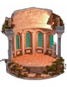 Tempio circolare illuminato ø 41,5x43 h Mondo Presepi