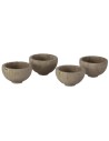 Set of 4 wooden bowls ø 1,4 cm