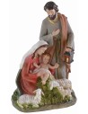 Natividad de resina con ovejas de 14,5x9x22,5 cm h ovejas.