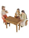 Landi Moranduzzo table with bench and stool for 10 cm figurines