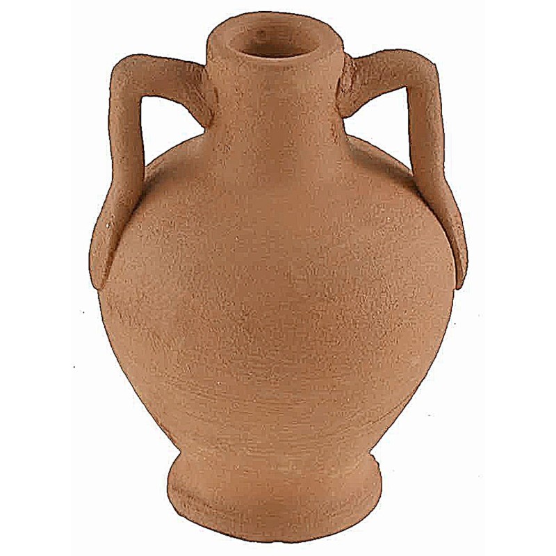 Brocca con manici in terracotta h 5,2 cm