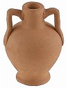 Brocca con manici in terracotta h 5,2 cm