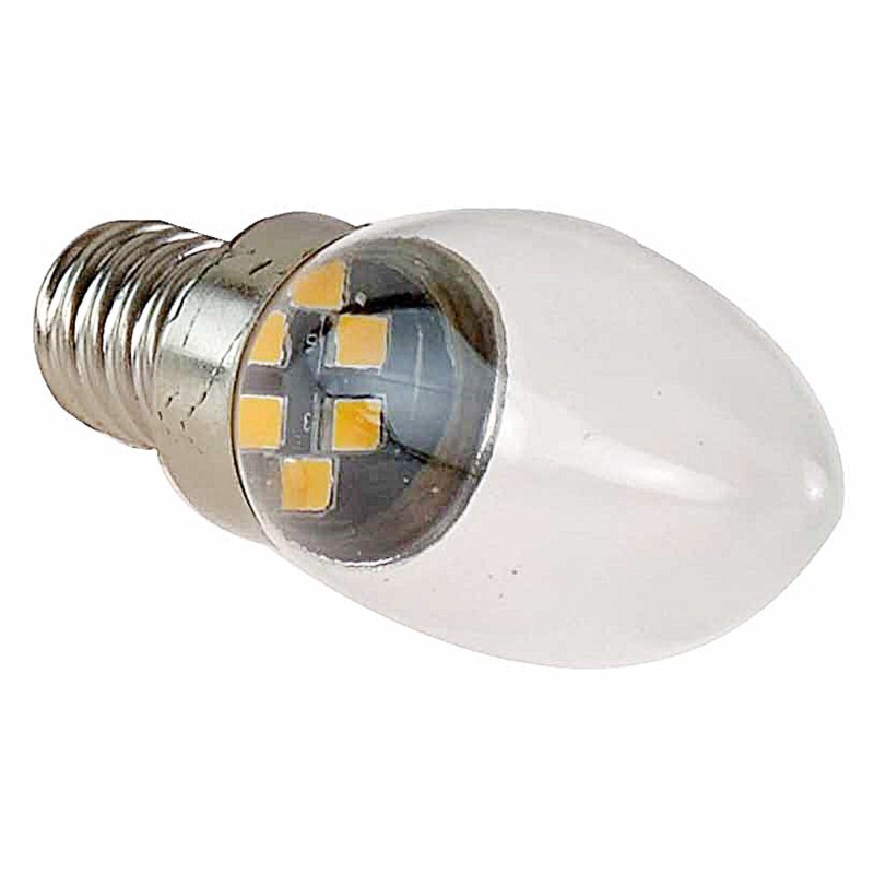 Lampada led bianca calda 1,5W 220V. 