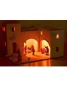 Illuminated Arab village complete with figurines 40.5x31x26.5 cm h