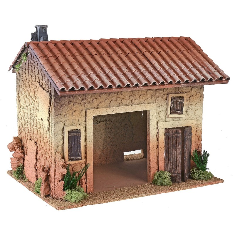 Casa con apertura centrale per bottega cm 33x25x30 h