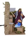 Maestra per presepe in movimento 10 cm altezza, movimento