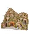 copy of Presepe con paesaggio illuminato e grotte cm 50x24x32 h