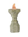 Medium brazier with flickering orange LED 12 Volt 3.6 cm h