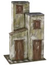 Casa a tre colonne cm 59x43x92 h per statue 30 cm Mondo Presepi