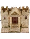 Castello in resina con torri illuminato cm 31x25x24,5 h