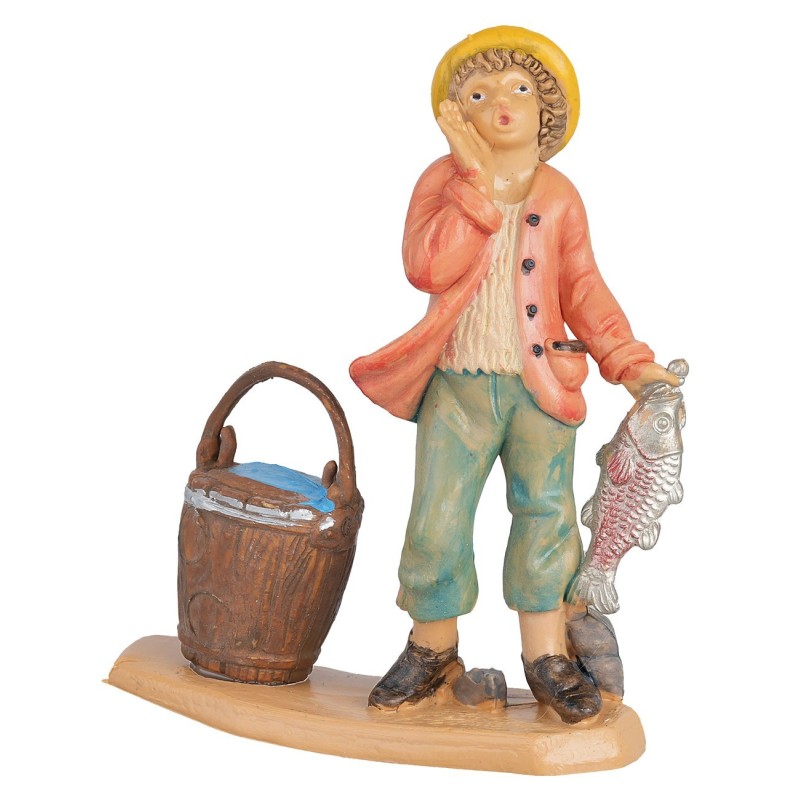 Pescivendolo 10 cm lux statue presepe, base, serie, altezza