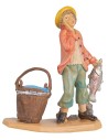 Pescivendolo 10 cm lux statue presepe, base, serie, altezza