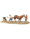 Set gruppo aratro e maniscalco Landi Moranduzzo 6 cm base