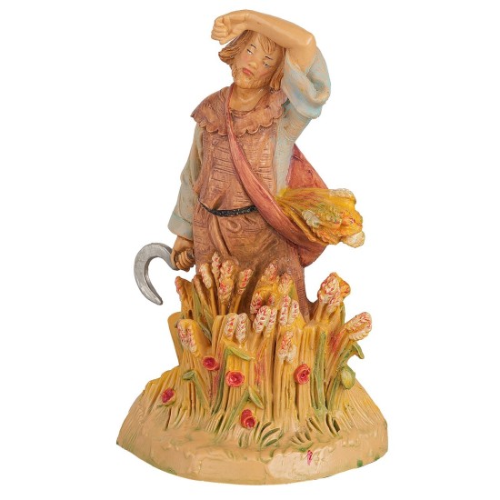 Campesino con hoz 12 cm Fontanini altura, base