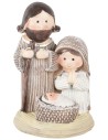 Natività Naïf 9 cm in resina altezza, bambino, resina, culla