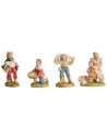 Set 8 statuine cm 4 Euromarchi statuine, base, pastore