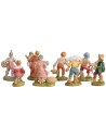 Set 8 statuine cm 4 Euromarchi statuine, base, pastore