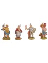 Set 8 statuine presepe 4 cm Euromarchi euromarchi, base