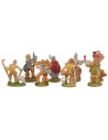 Set 8 statuine presepe 4 cm Euromarchi euromarchi, base