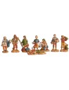 Set 8 statuine 3,5 cm Euromarchi serie, statuine, euromarchi