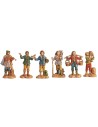 Set 6 statuine presepe cm 3,5 Euromarchi presepe, altezza