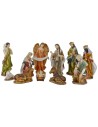 Nativity in set of 11 subjects 15 cm in resin