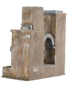 Palazzo palestinese con scalinata cm 21x15x31,5 h altezza