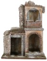 Gruppo di case rustico per statuine della serie 10 cm altezza